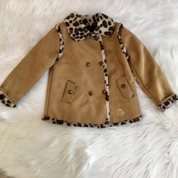 Baby Phat Other - KIDS Baby Phat Faux Suede Leopard Jacket